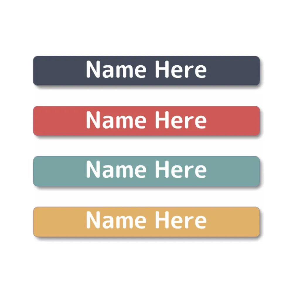 Pastels Mini Name Labels
