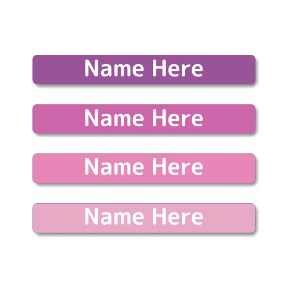 Pastels Mini Name Labels