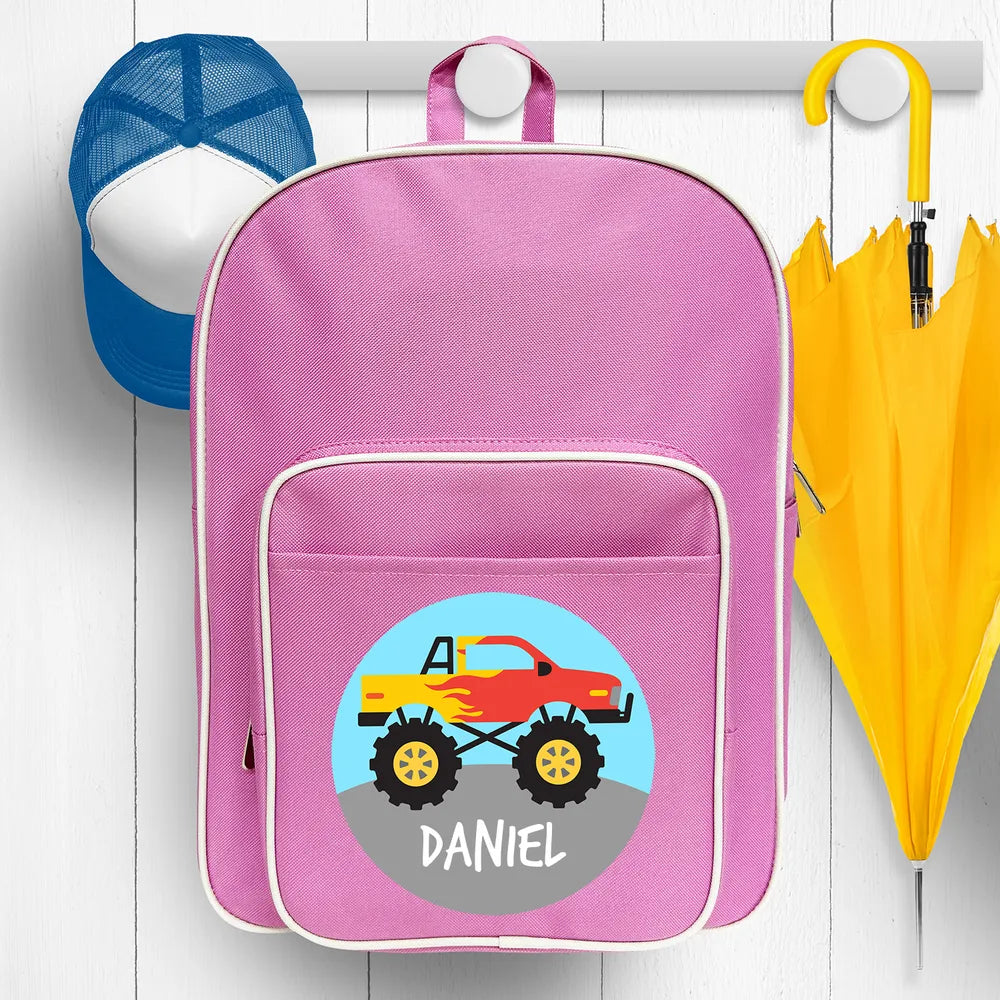 Monster Truck Backpack