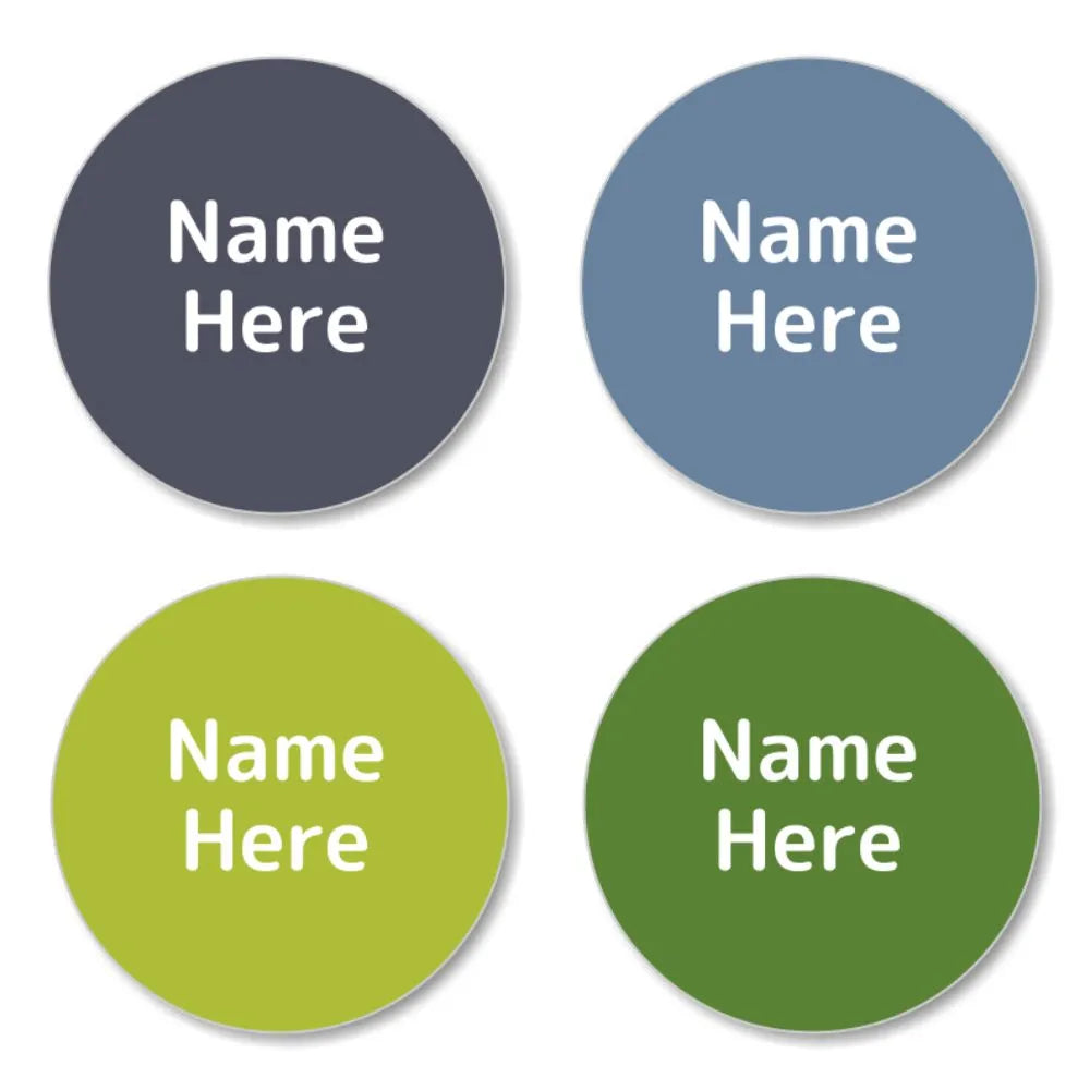 Magenta Shoe Dot Labels