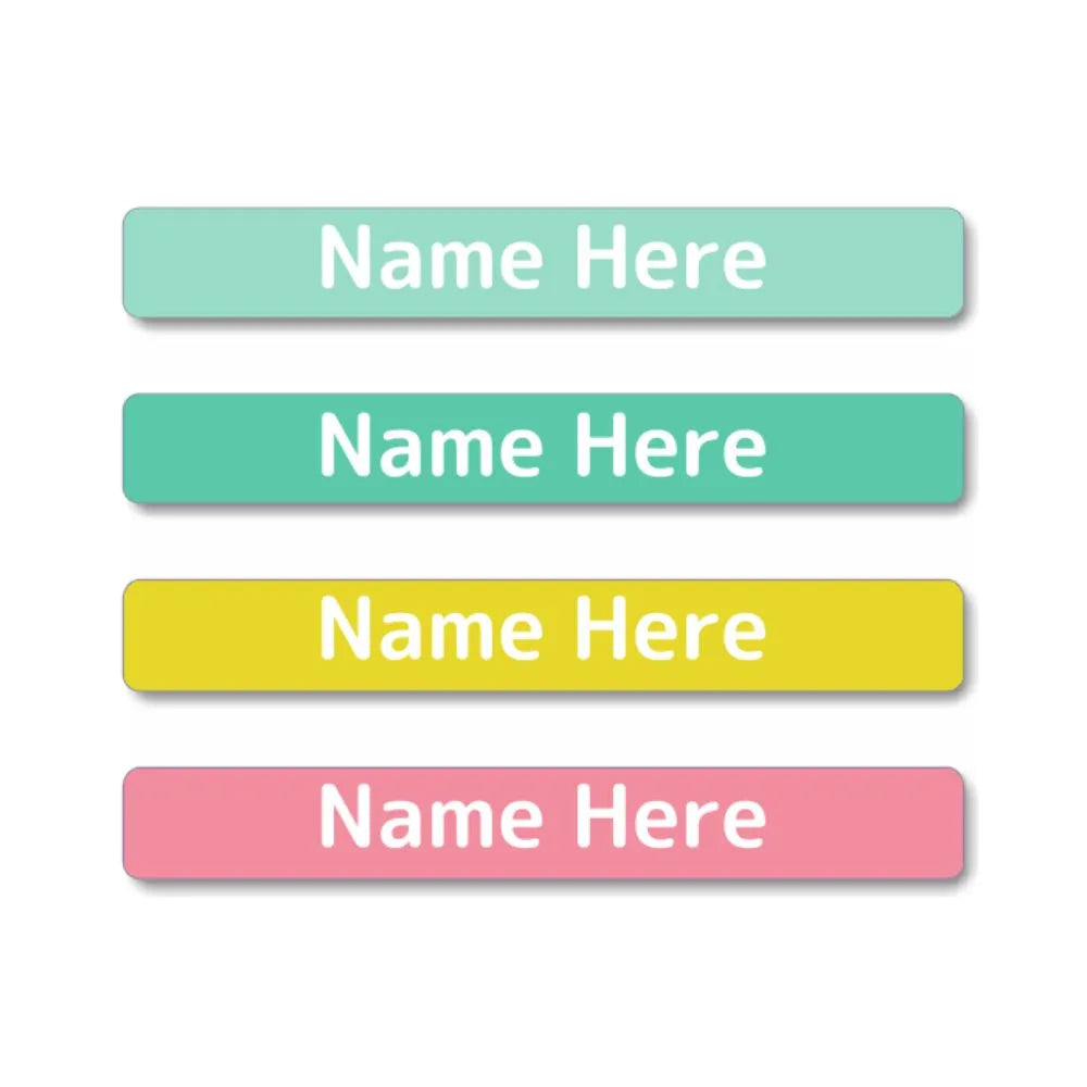 Pastels Mini Name Labels