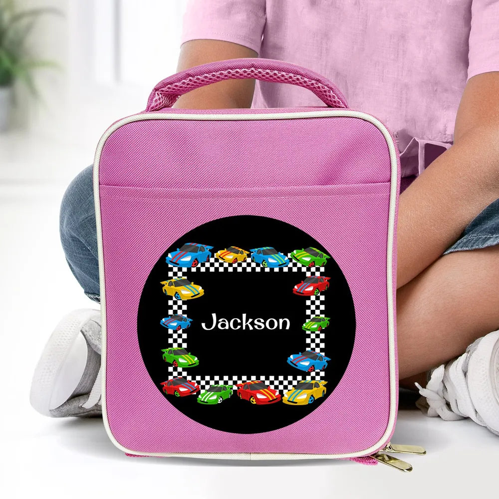 Race Cars Lunch Bag
