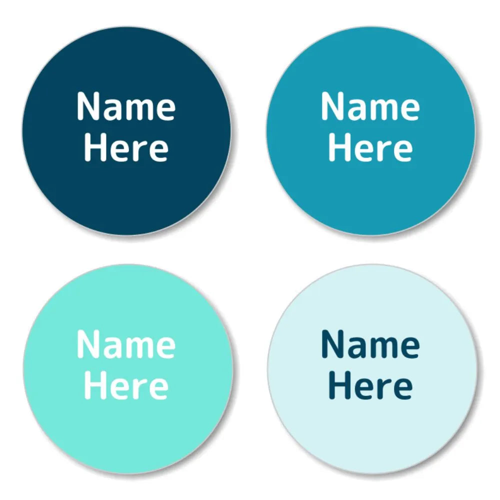 Magenta Shoe Dot Labels