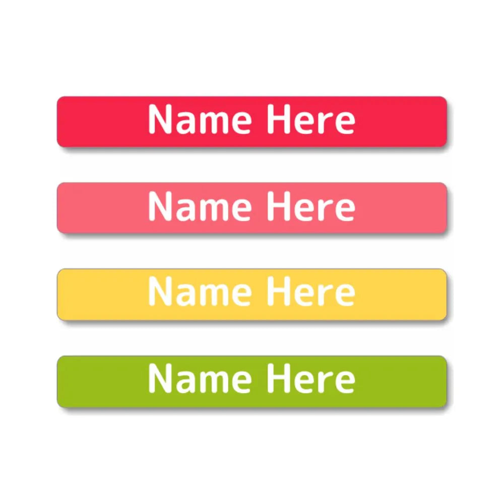 Pastels Mini Name Labels