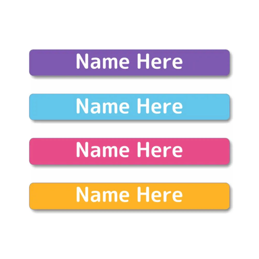 Pastels Mini Name Labels