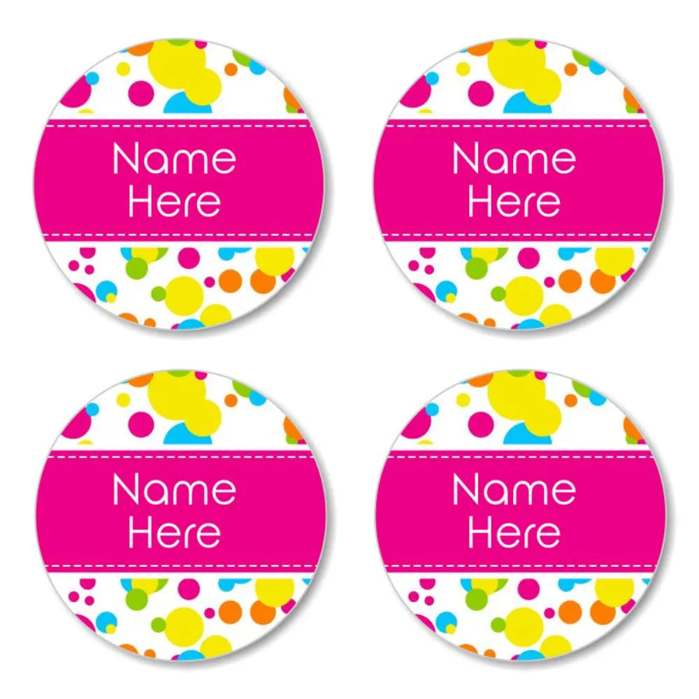 Bubbles Round Name Labels
