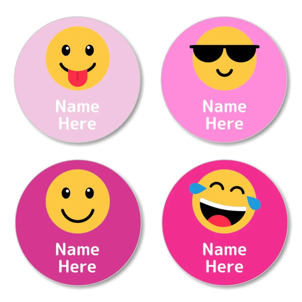 Emoji Round Name Labels