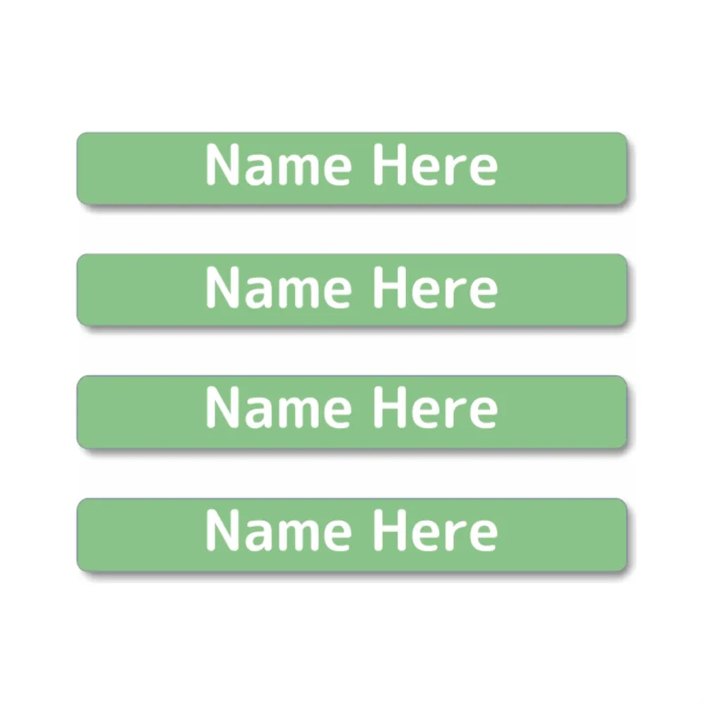 Single Colour Mini Name Labels