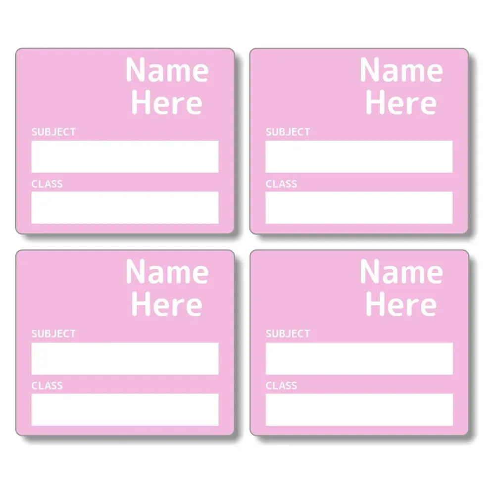 Single Colour School Book Labels