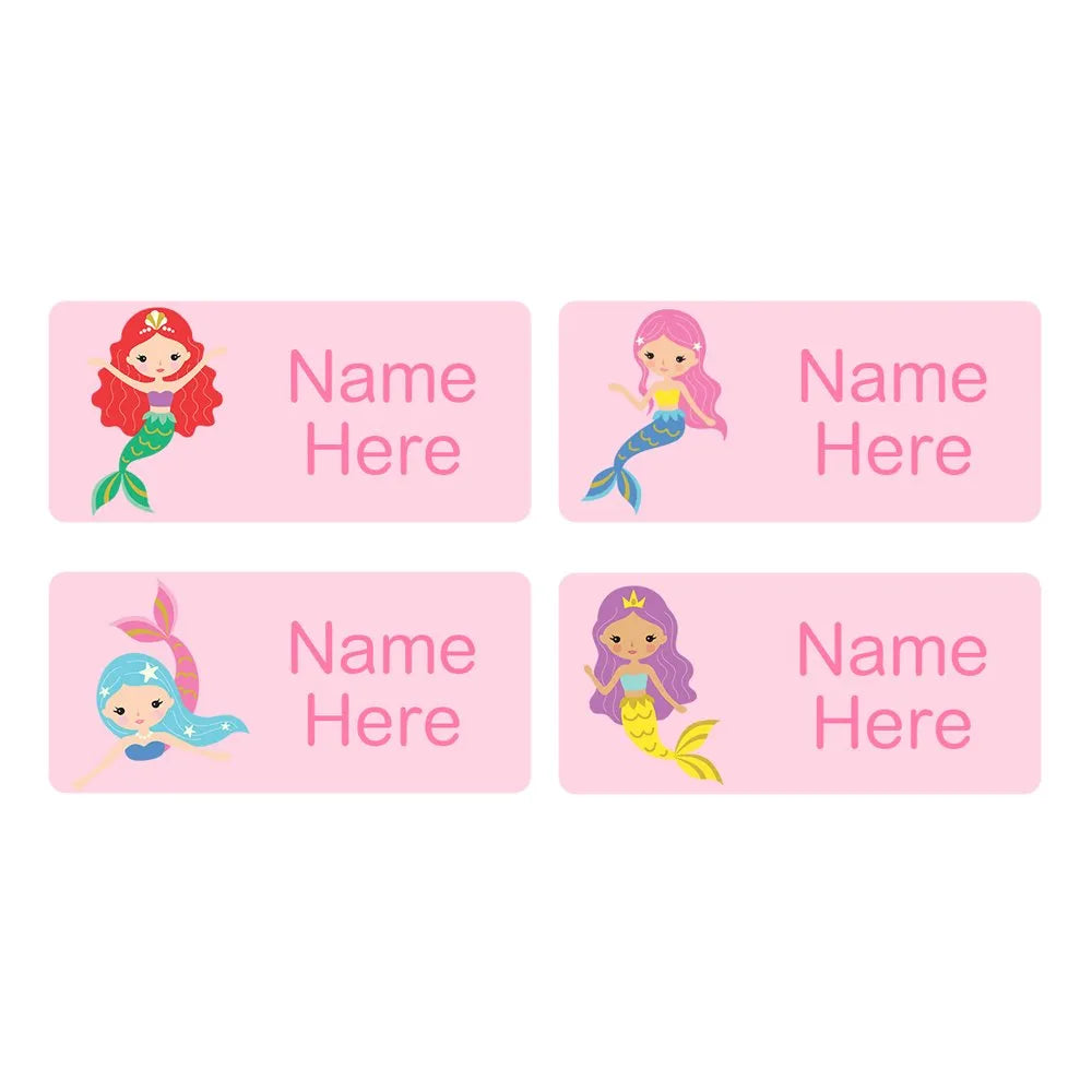 Mermaids Rectangle Name Labels