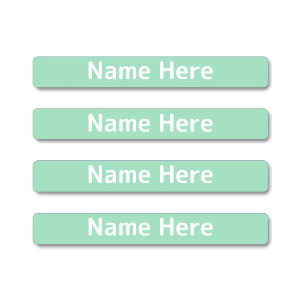 Single Colour Mini Name Labels