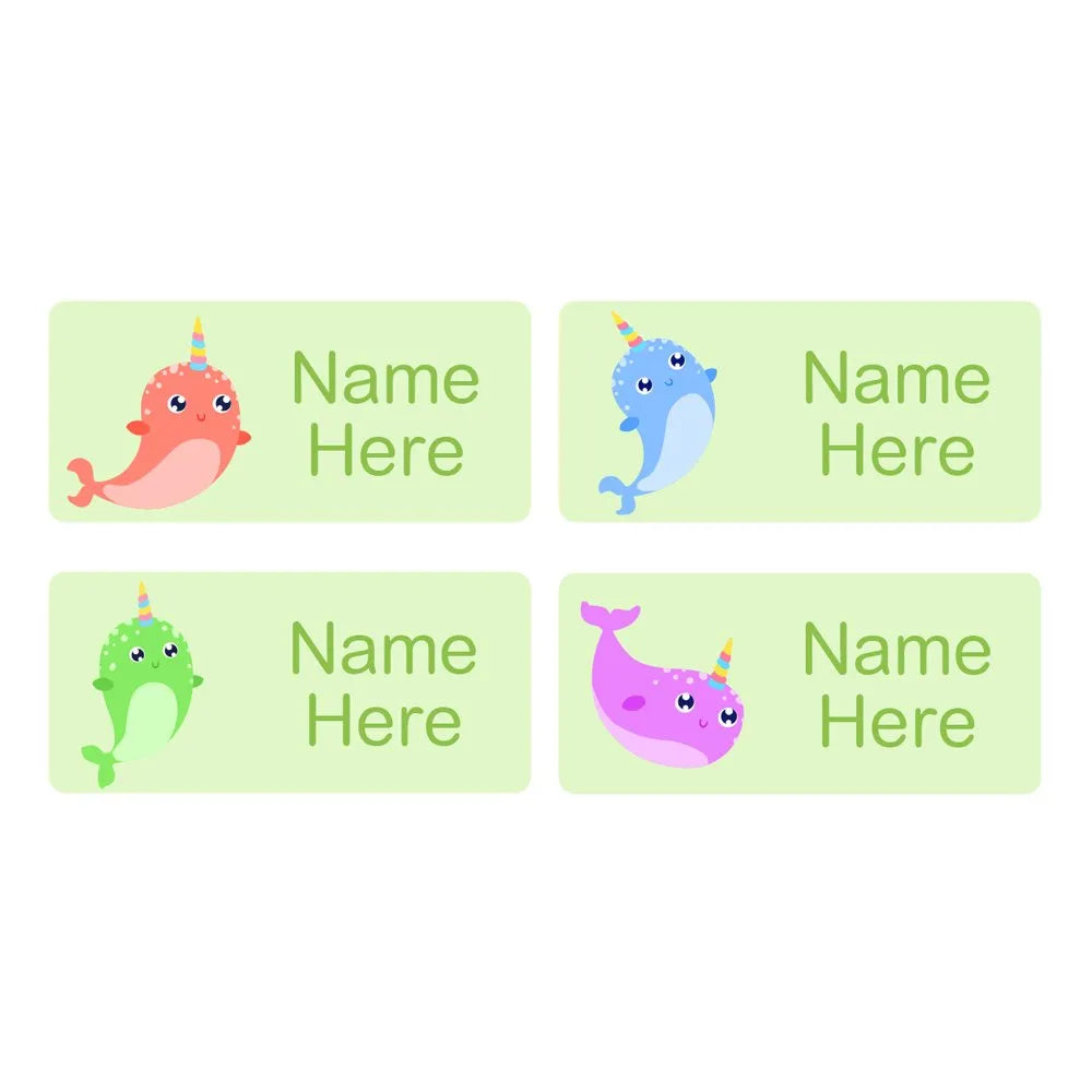 Narwhal Rectangle Name Labels