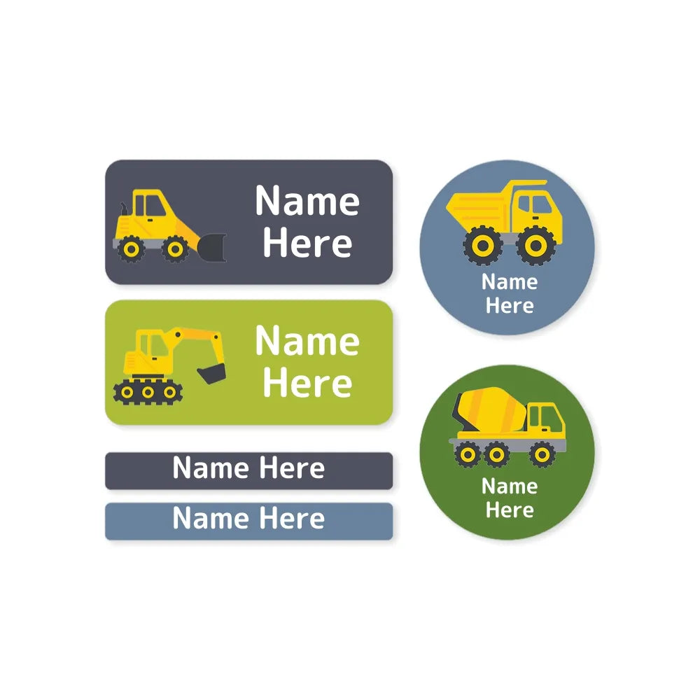 Little Digger Mixed Name Label Pack