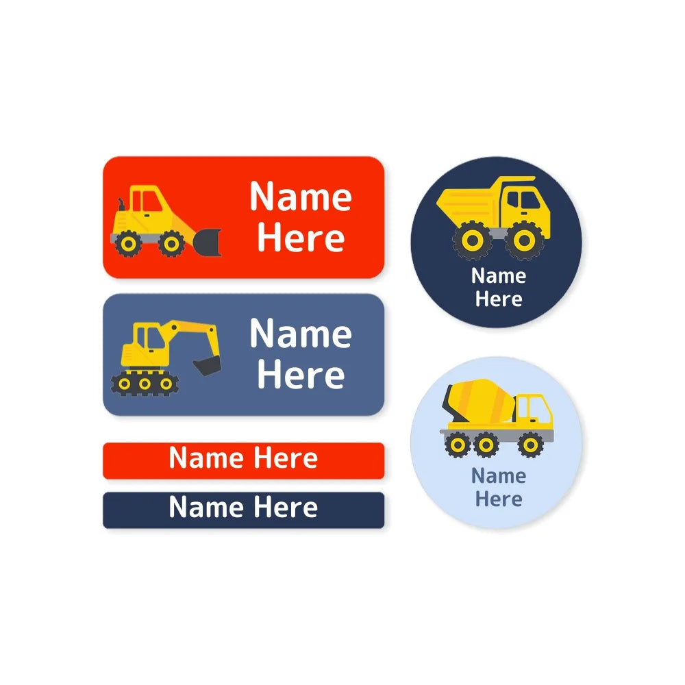 Little Digger Mixed Name Label Pack