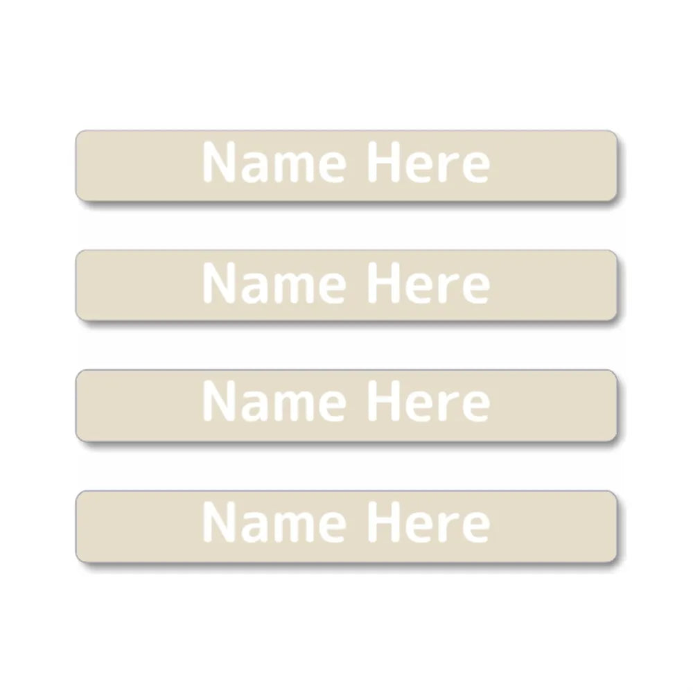 Single Colour Mini Name Labels