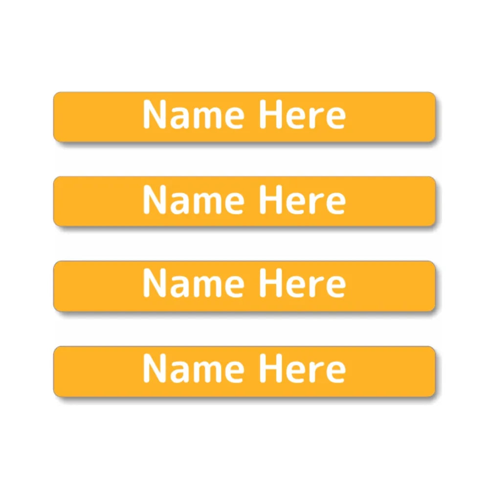 Single Colour Mini Name Labels