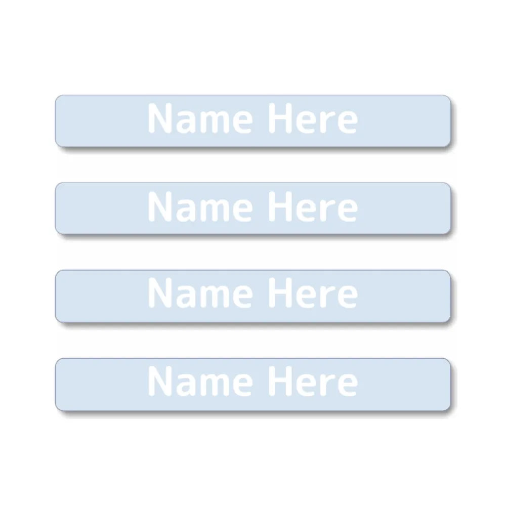 Single Colour Mini Name Labels