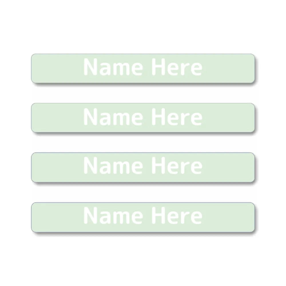 Single Colour Mini Name Labels