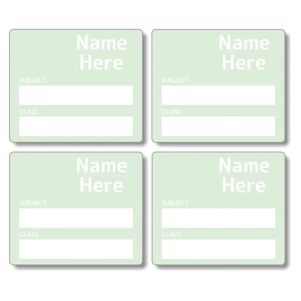 Single Colour School Book Labels