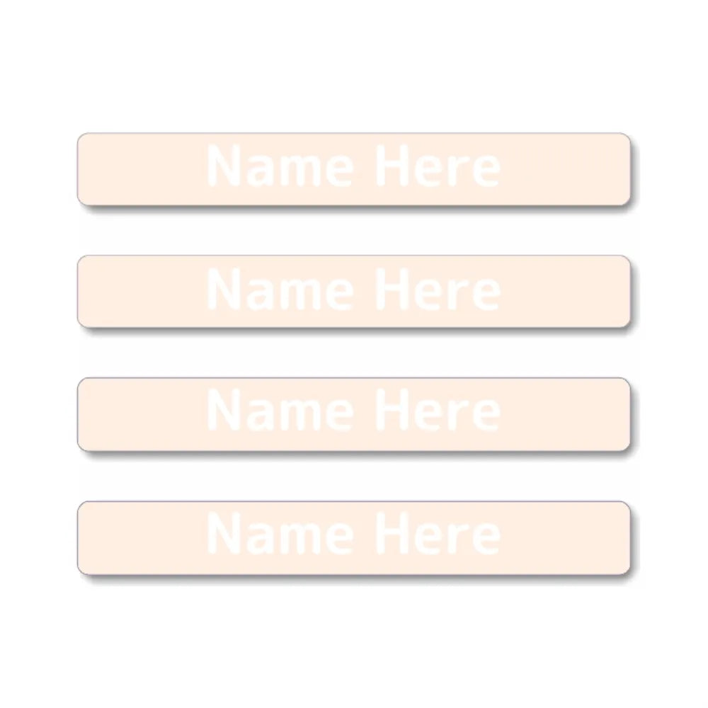 Single Colour Mini Name Labels