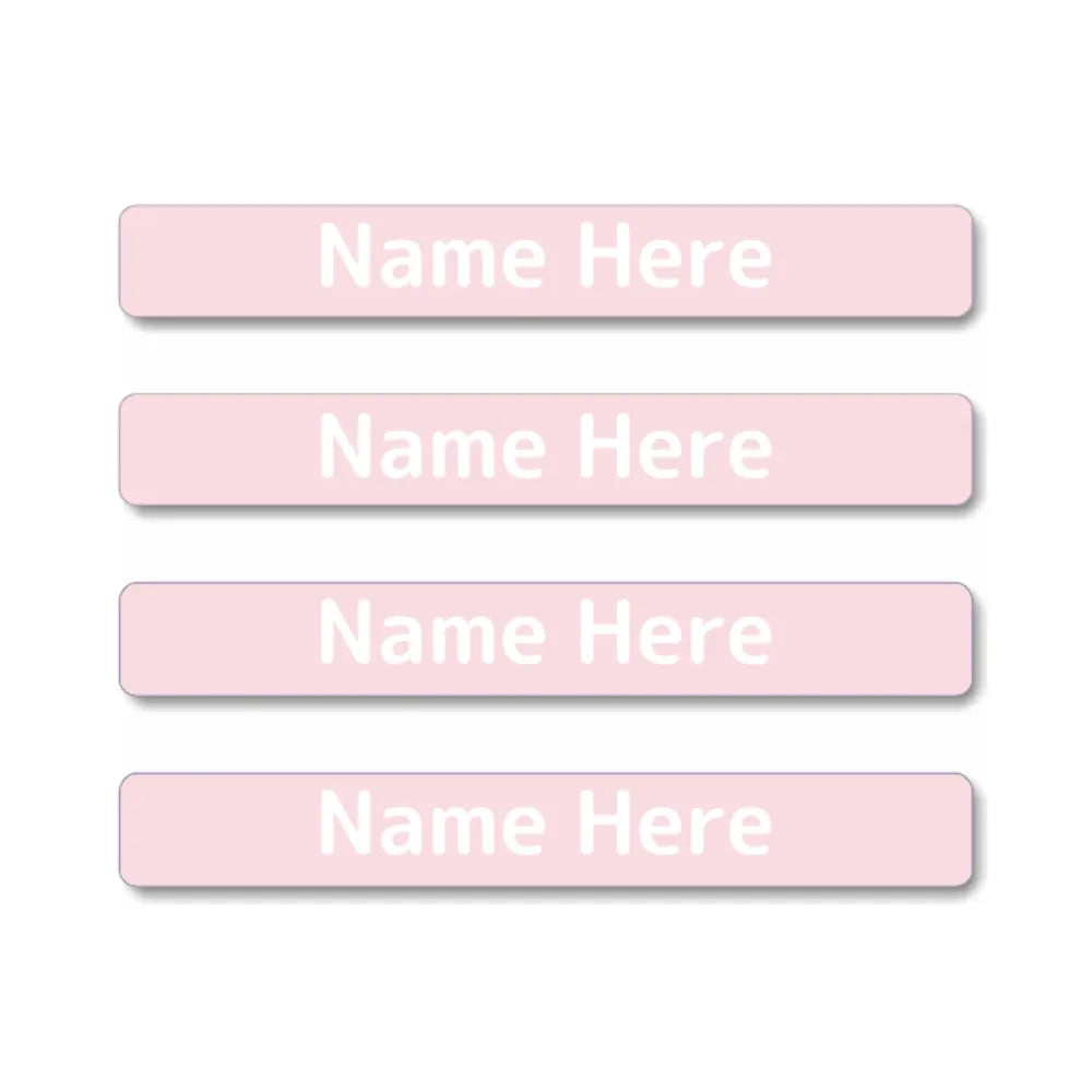 Single Colour Mini Name Labels