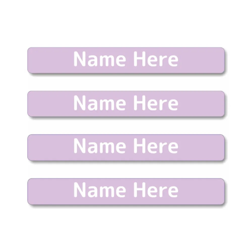 Single Colour Mini Name Labels