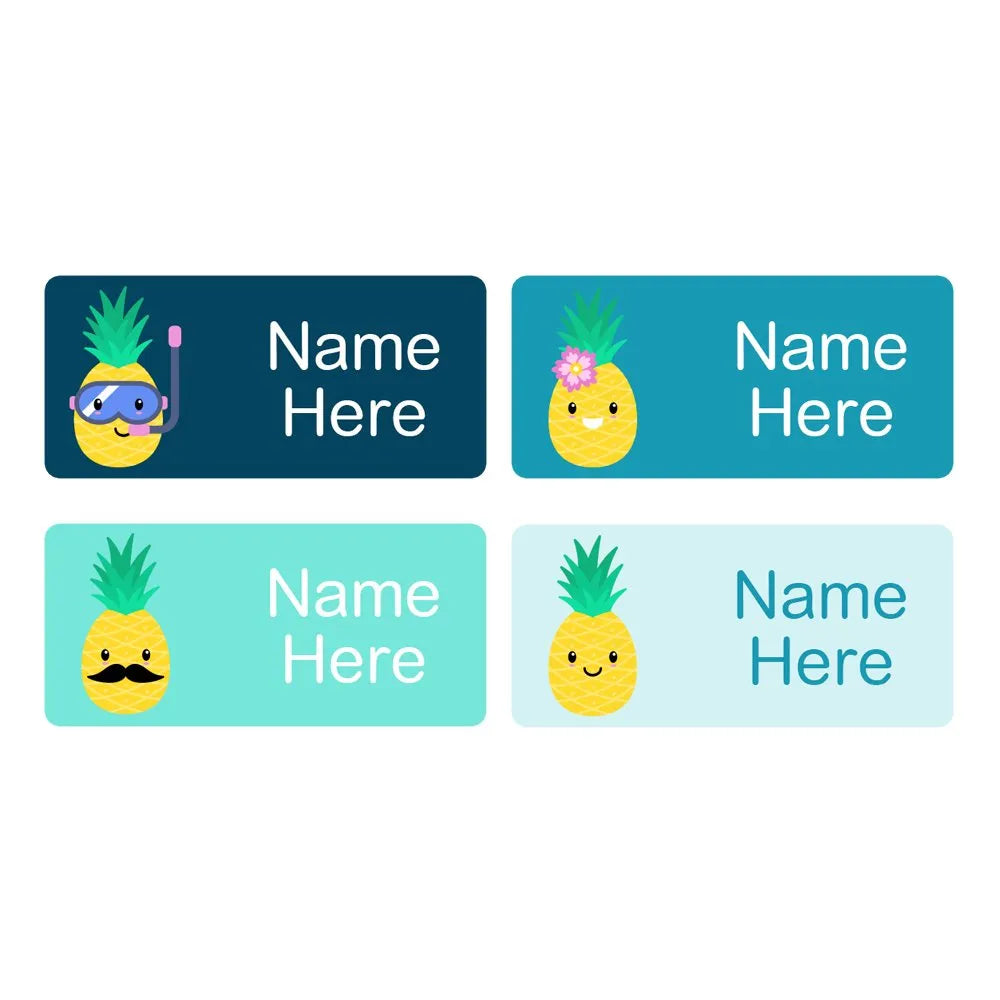 Pineapple Rectangle Name Labels