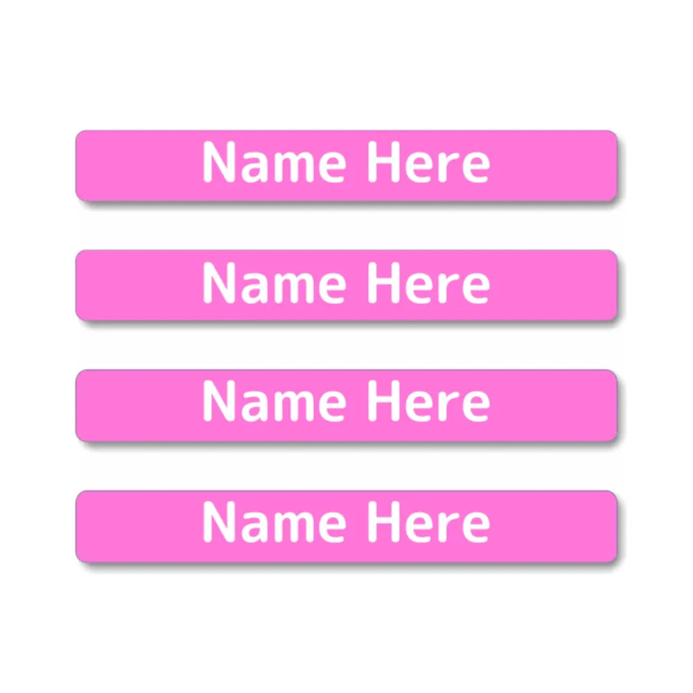Single Colour Mini Name Labels