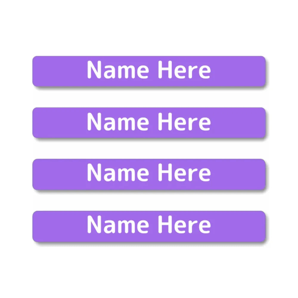 Single Colour Mini Name Labels