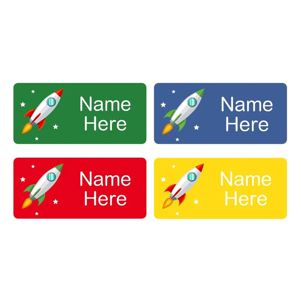 Rockets Rectangle Name Labels