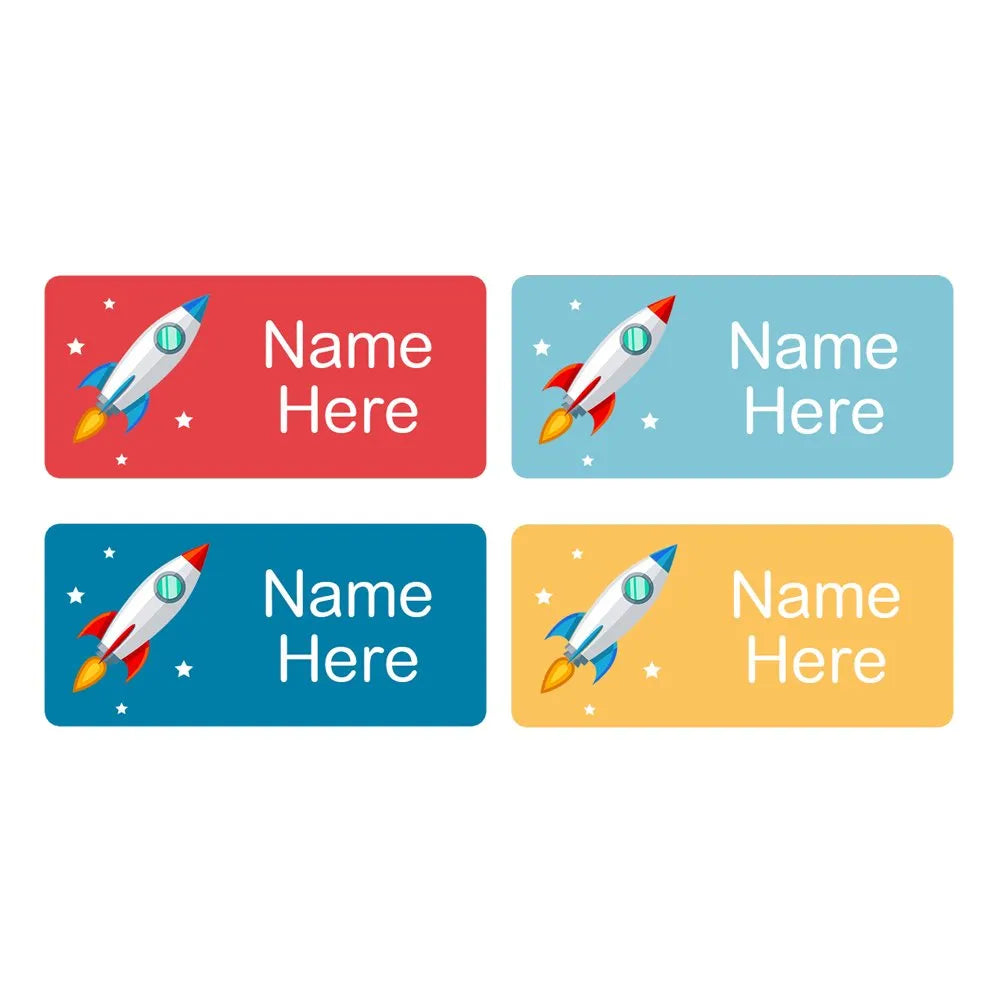 Rockets Rectangle Name Labels
