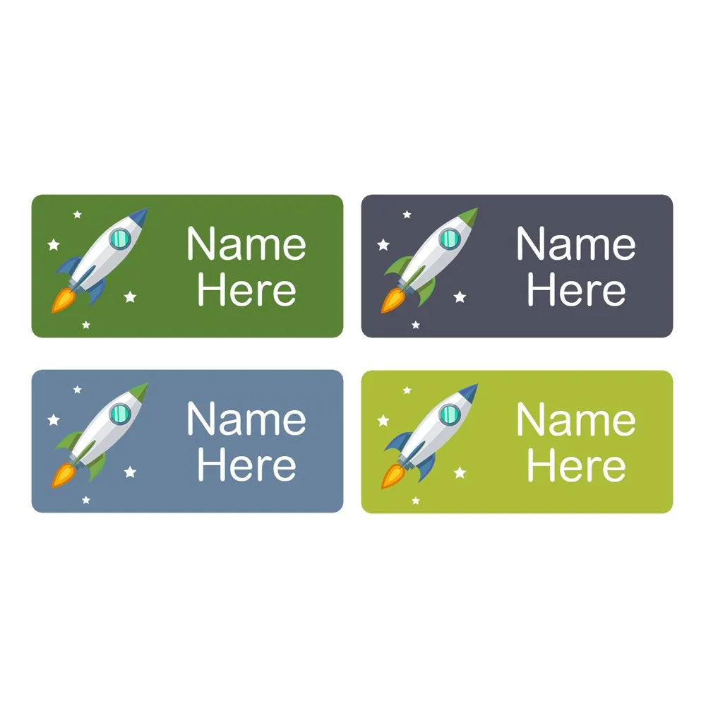 Rockets Rectangle Name Labels