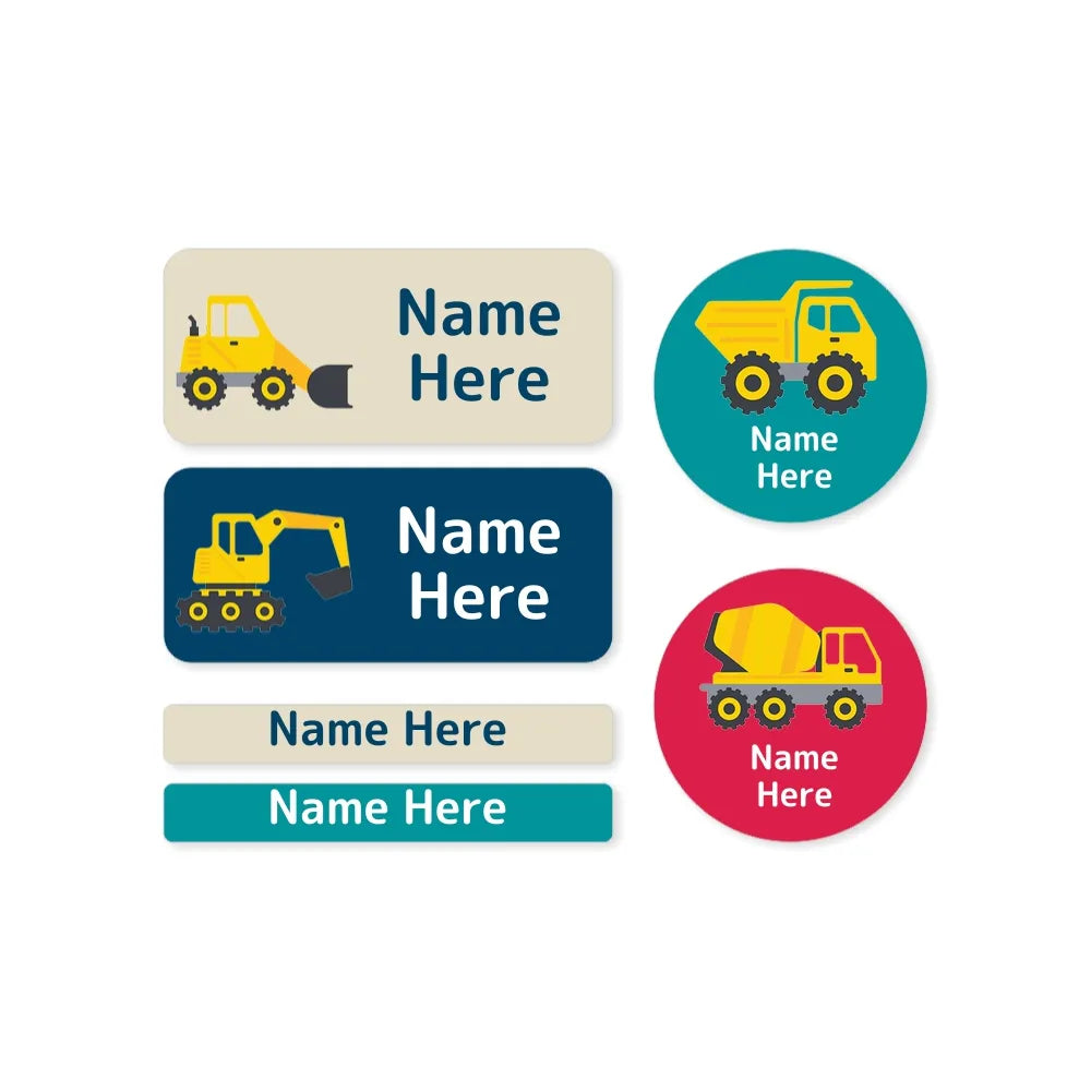 Little Digger Mixed Name Label Pack