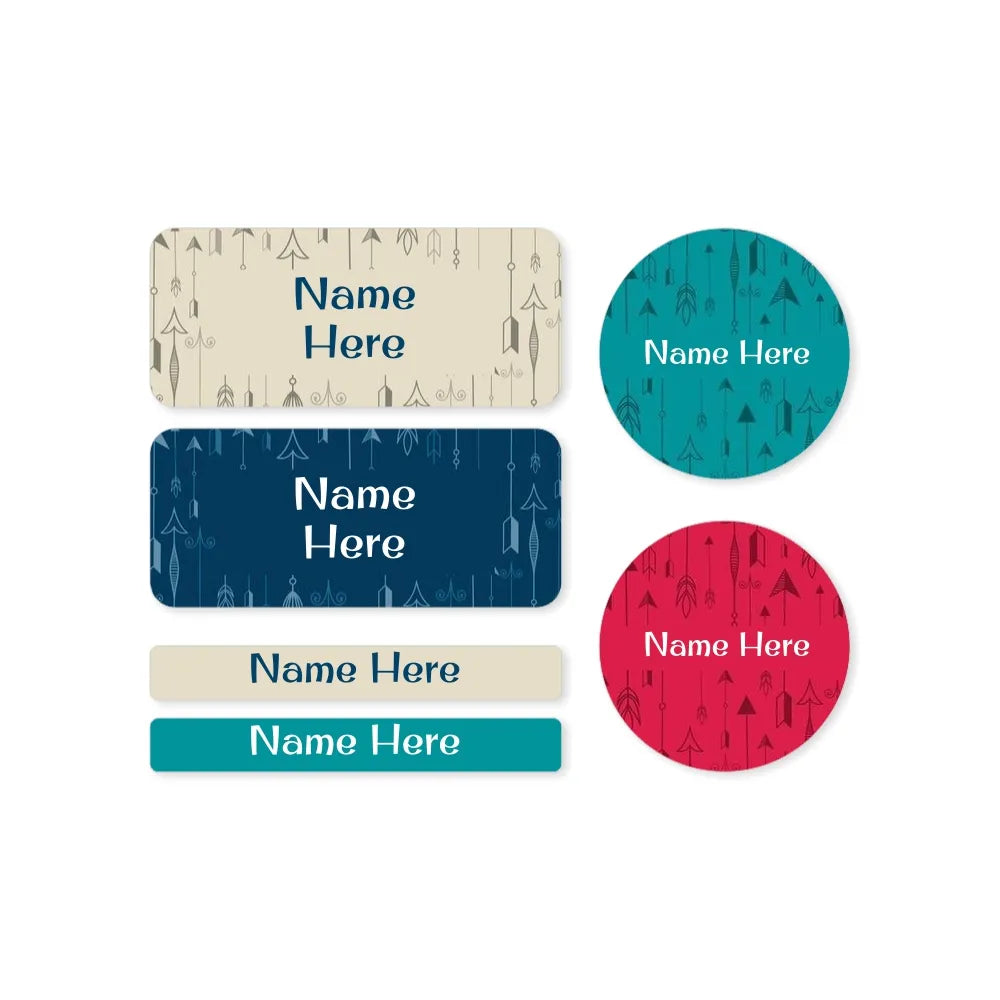Arrows Mixed Name Label Pack