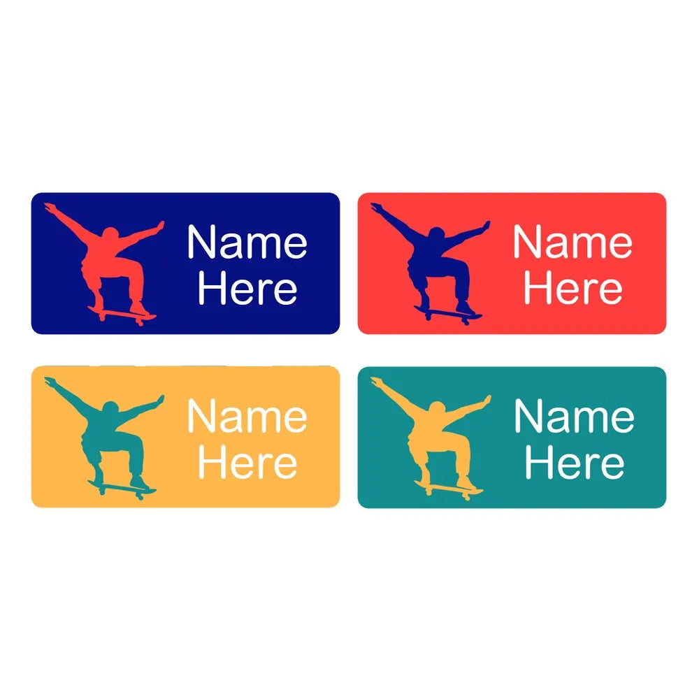 Skater Rectangle Name Labels