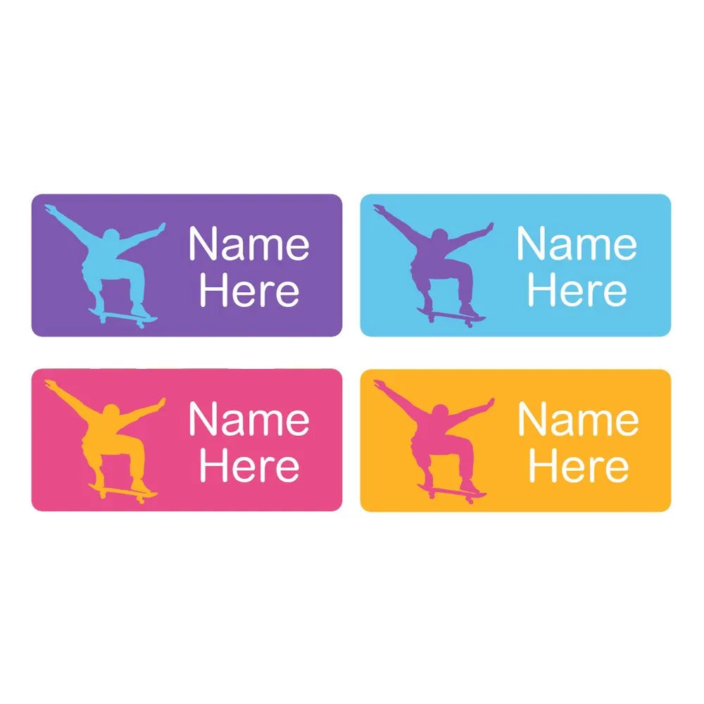Skater Rectangle Name Labels