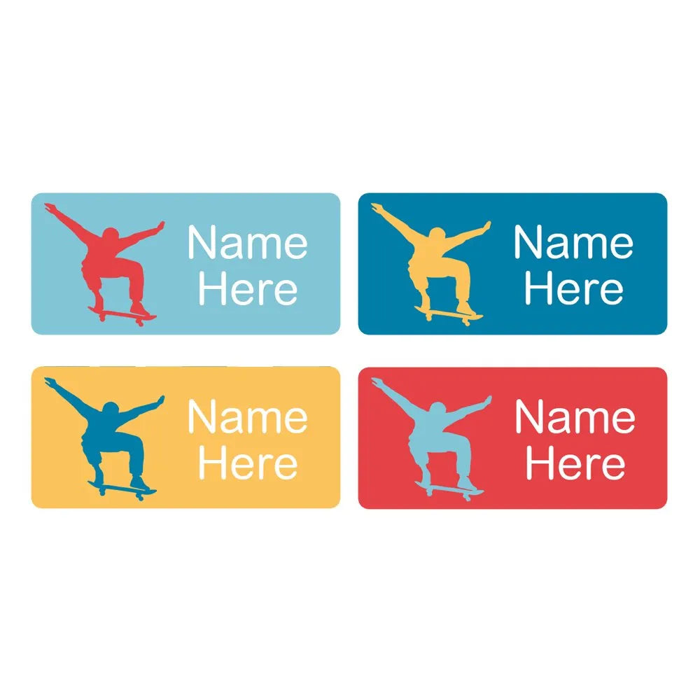 Skater Rectangle Name Labels