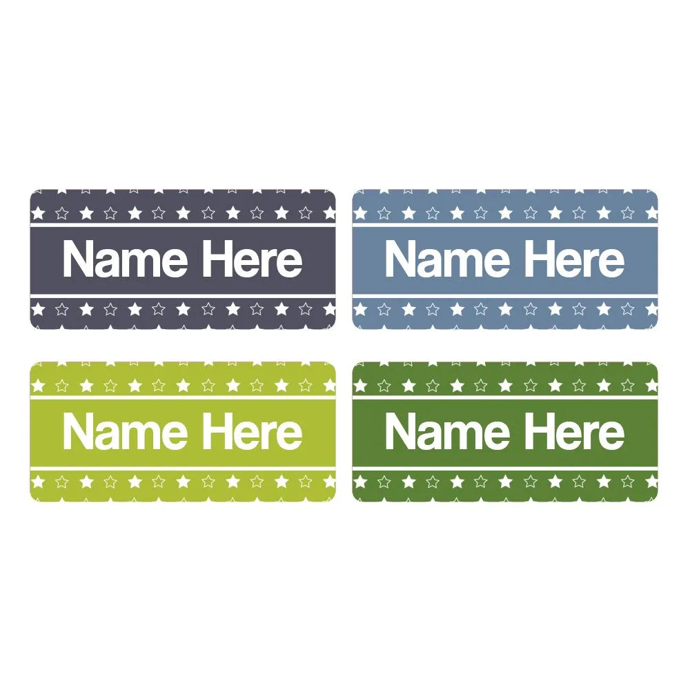 Star Rectangle Name Labels