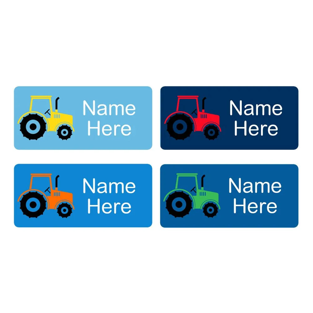 Tractor Rectangle Name Labels