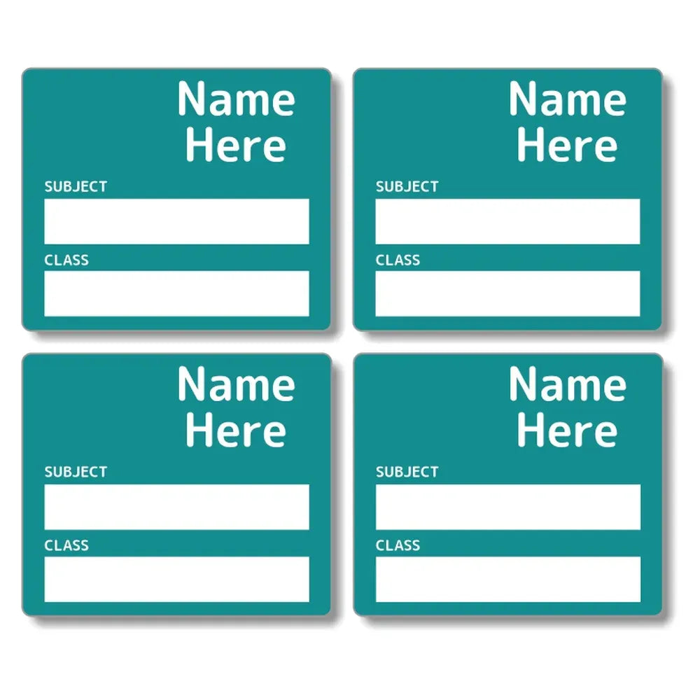 Single Colour School Book Labels