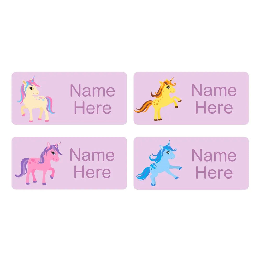 Unicorn Rectangle Name Labels