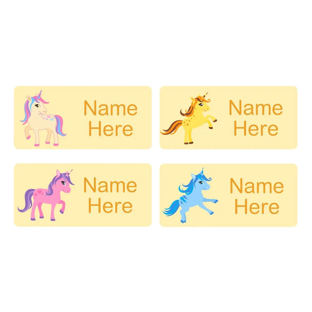 Unicorn Rectangle Name Labels