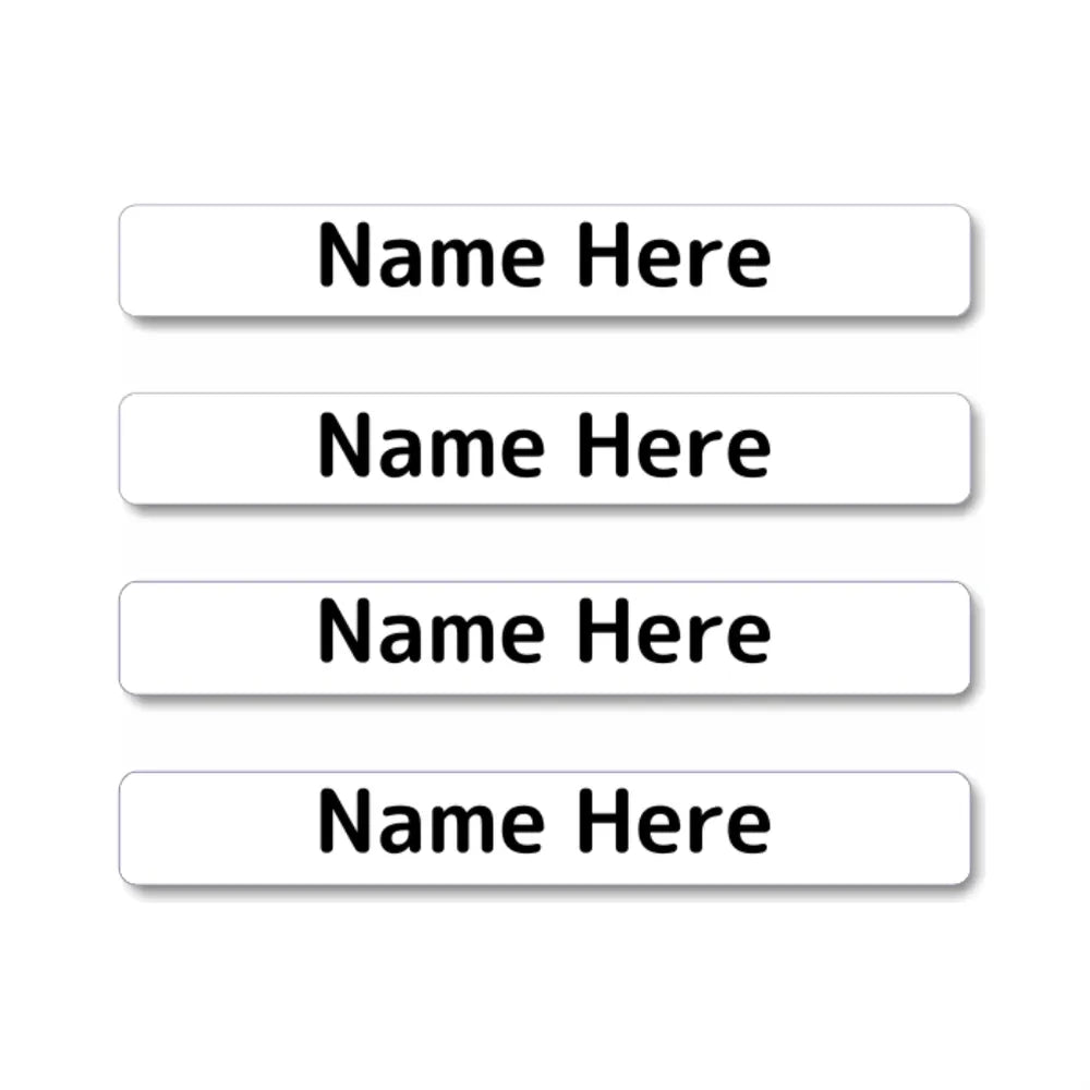 Single Colour Mini Name Labels