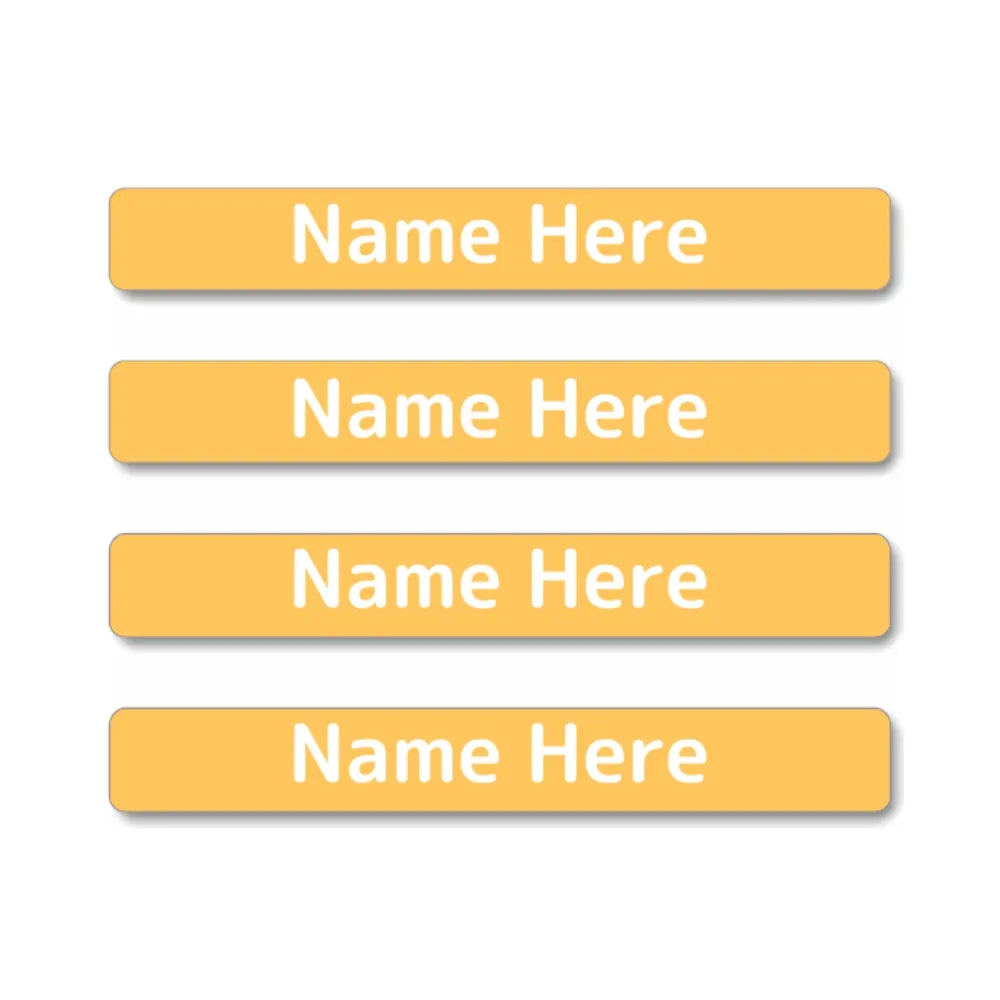 Single Colour Mini Name Labels