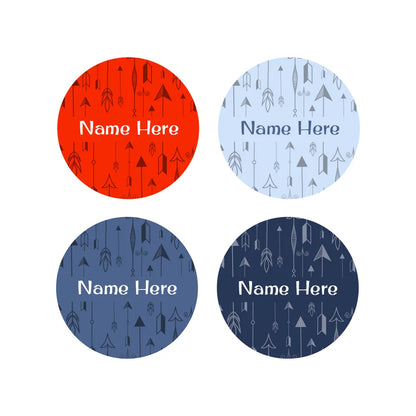 Arrows Round Name Labels