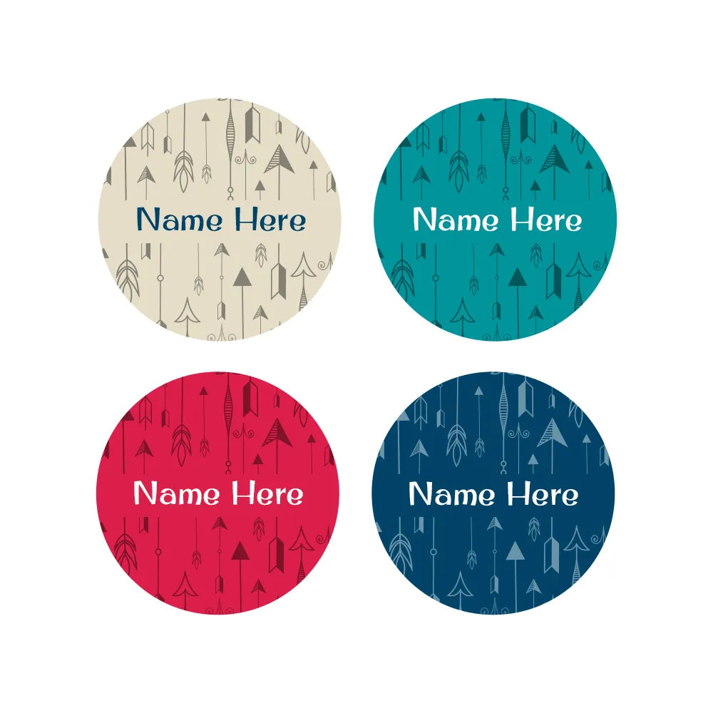 Arrows Round Name Labels