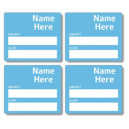 Single Colour School Book Labels