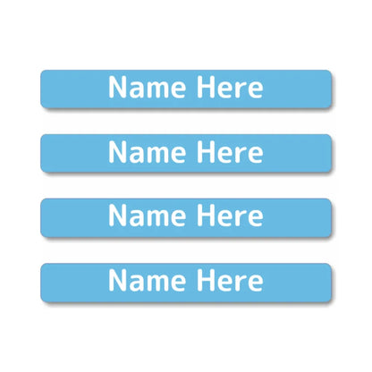 Single Colour Mini Name Labels