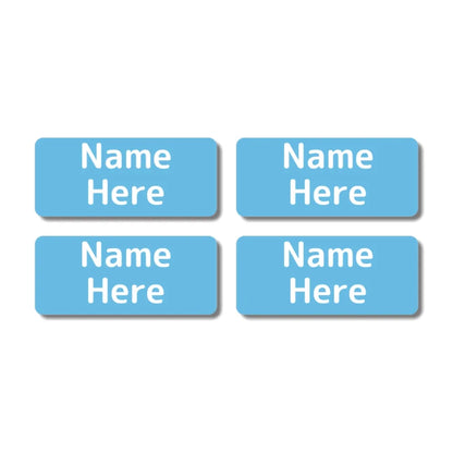 Single Colour Rectangle Name Labels