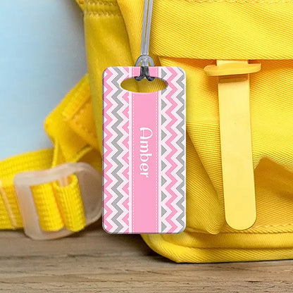 Chevron Bag Tag